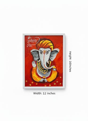 Handmade Lord Ganesha Painting